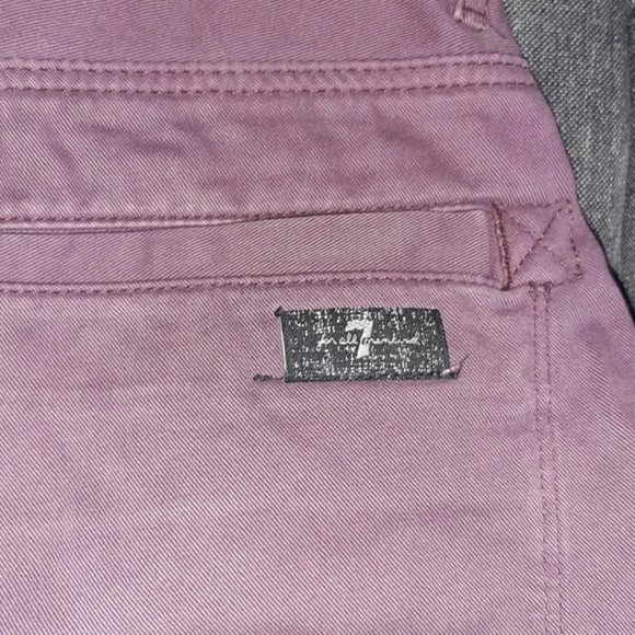 7 For All Mankind Chinos Purple (Rare) - Size: 31 - Picture 1 of 5